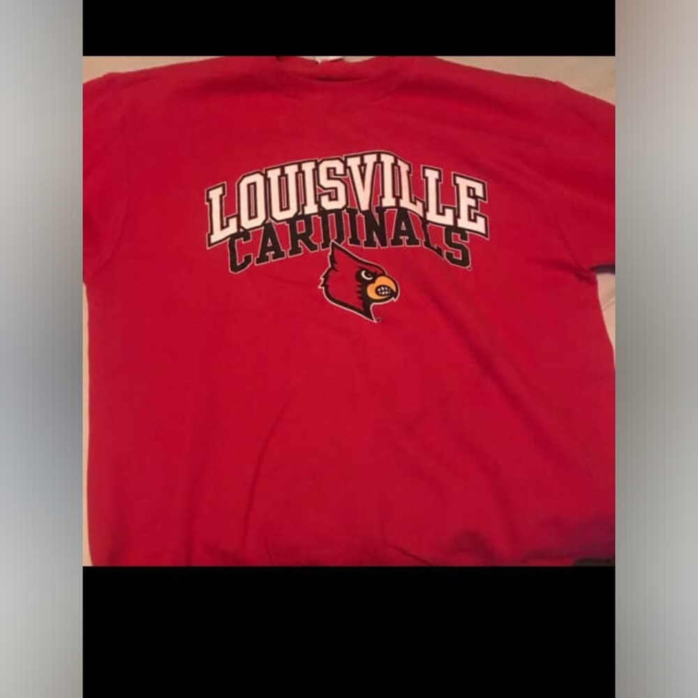 Champion Louisville Cardinals Red Sweatshirt Size S